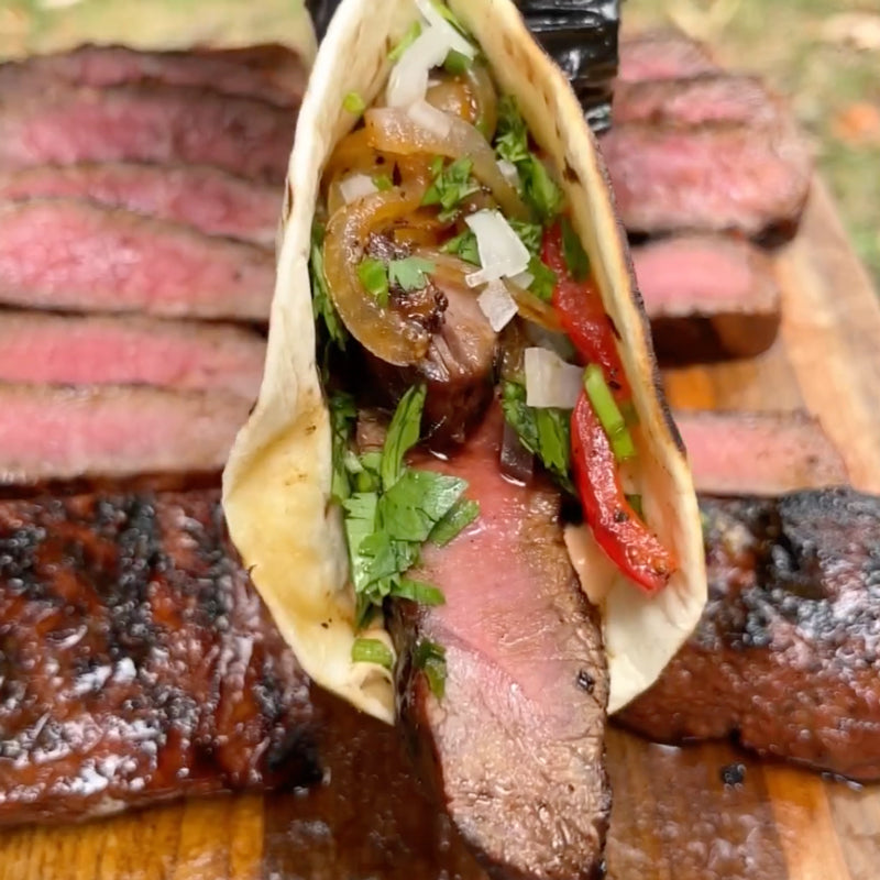 Certified ONYA® Flat Iron Steak Fajitas Recipe BetterFed Beef