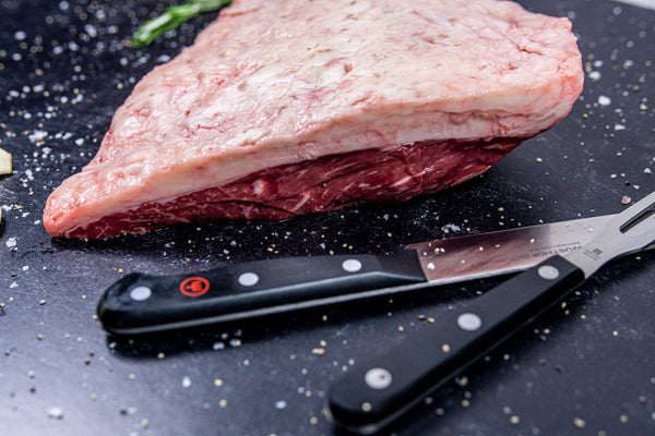 BetterFed Beef sells a Certified ONYA® beef whole picanha roast that can be cut into steaks or cooked low and slow. The thick fat cap remains on and adds a rich, beefy, juicy steak flavor
